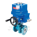 ISO14001 insulation Corrosion-resistant Electric fluorine lined ball valve